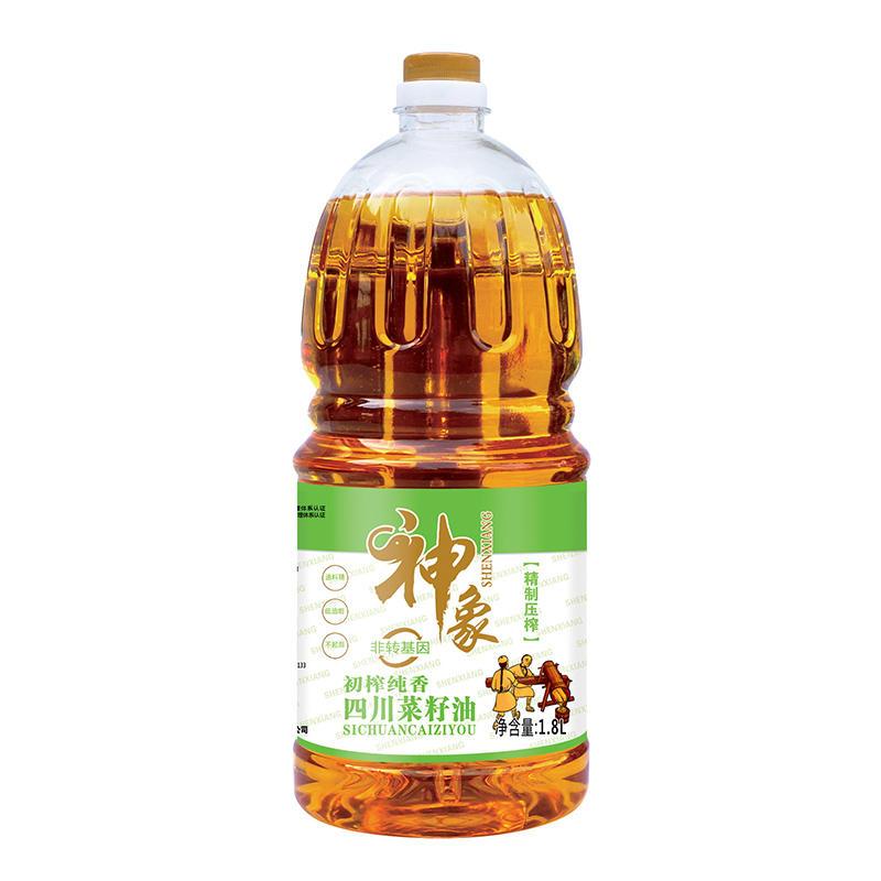 山真美神象初榨純香菜籽油1.8L