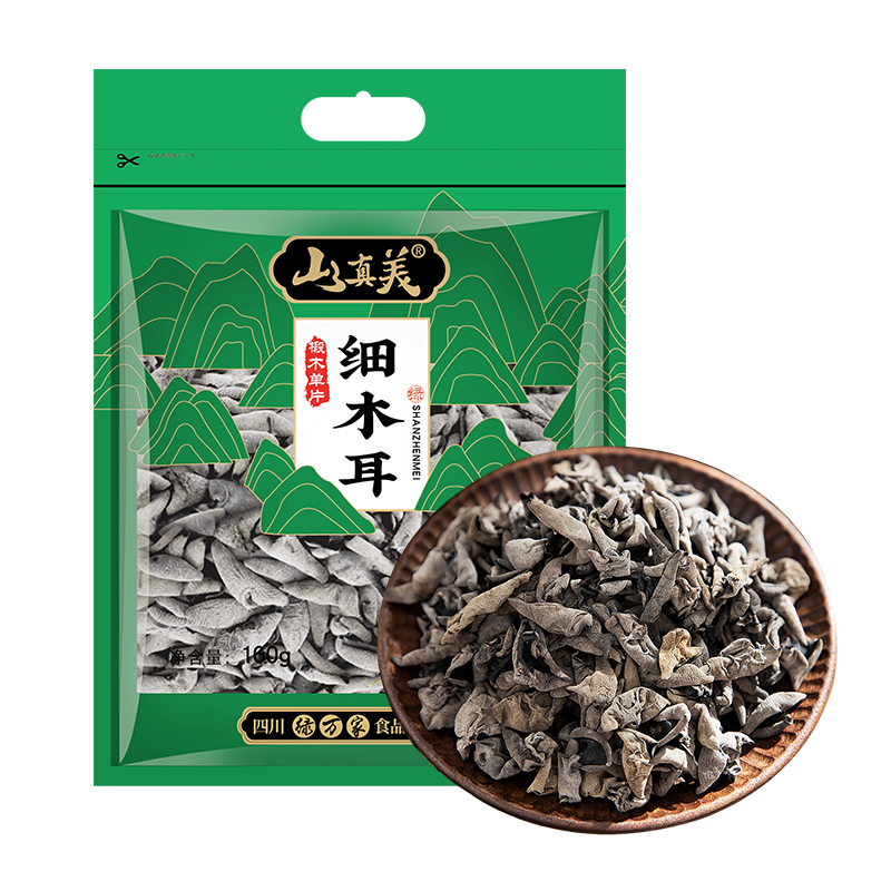 山真美椴木單品細(xì)木耳160g